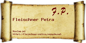 Fleischner Petra névjegykártya